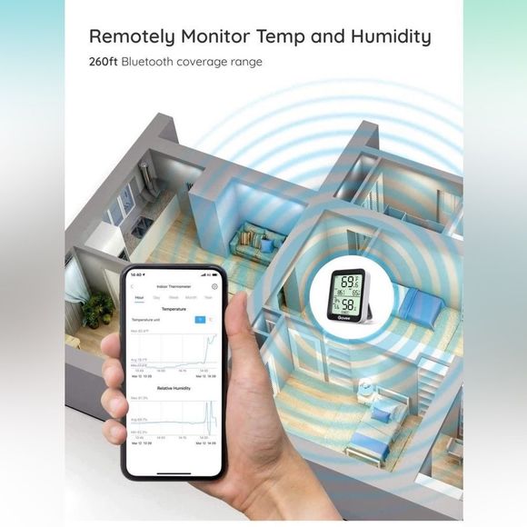 - 2 Govee Smart Thermo - Hygrometers NEW - Picture 5 of 8